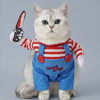Funny Halloween Pet Costume Chucky Style