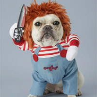 Funny Halloween Pet Costume Chucky Style