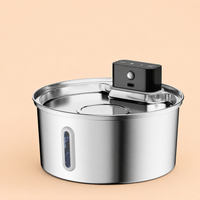 Wireless Stainless Steel Pet Water Fountain – 3.2L