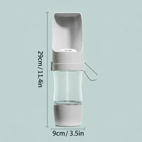 Portable Pet Water Bottle & Food Container