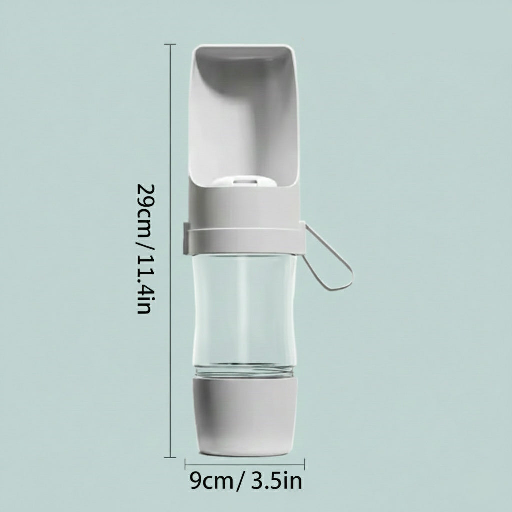 Portable Pet Water Bottle & Food Container