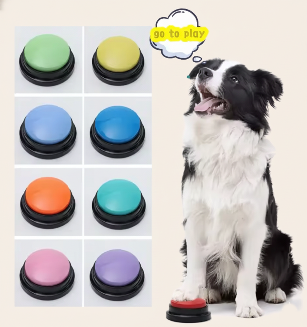 Dog Communication Buttons – Voice Recording Training Buttons
