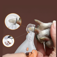 Pet cat and dog nail clippers with LED light