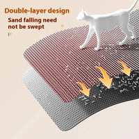Waterproof Double-Layer Cat Litter Mat