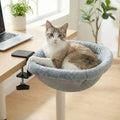 Space-Saving Desk Cat Hammock & Semi-Circular Window Bed