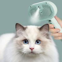 Pet Spray Hair Comb – Steam Grooming Brush for Cats &amp; Dogs