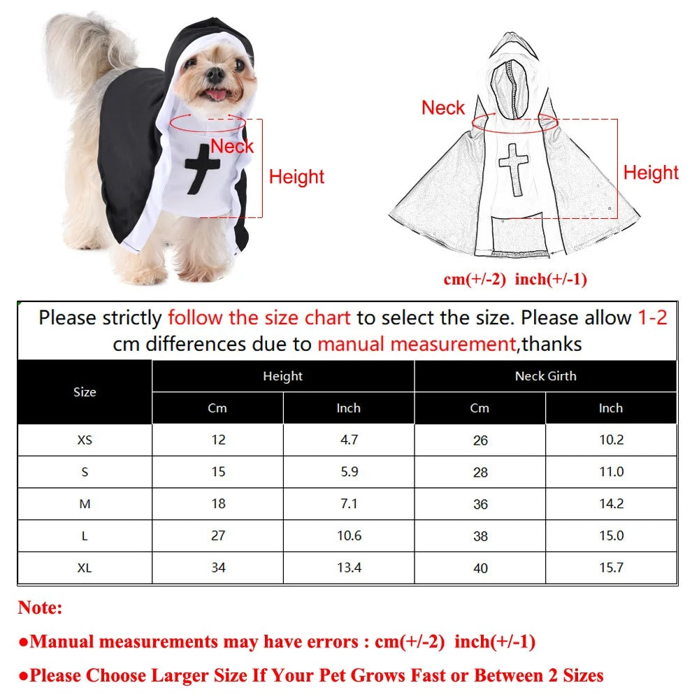Funny Halloween Nun Costume
