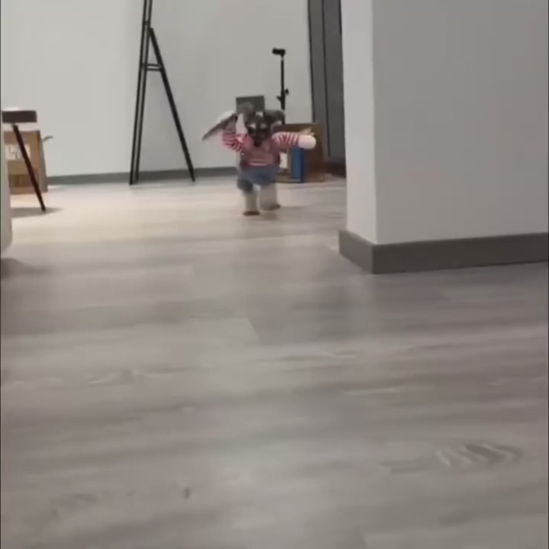 Funny Halloween Pet Costume Chucky Style