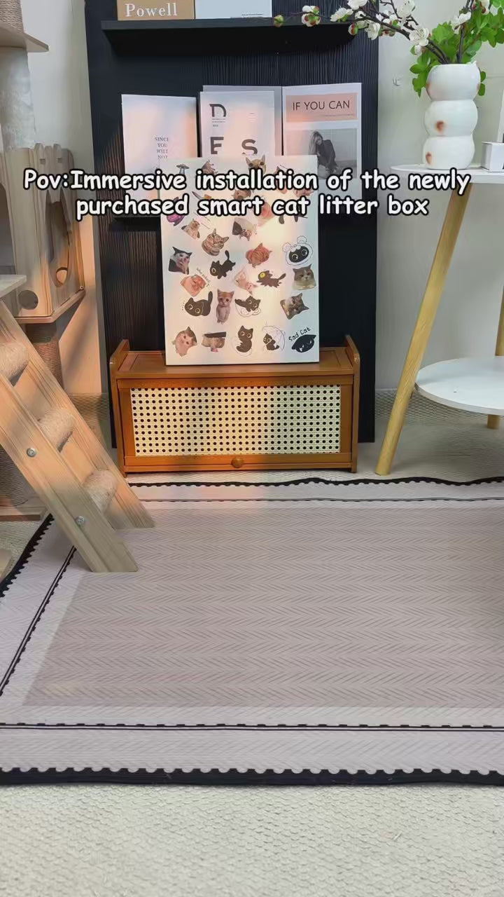 Automatic Cat Litter Box App 72L Large